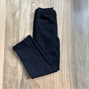 DL1961 Patti Straight High Rise Jeans in Black Peached